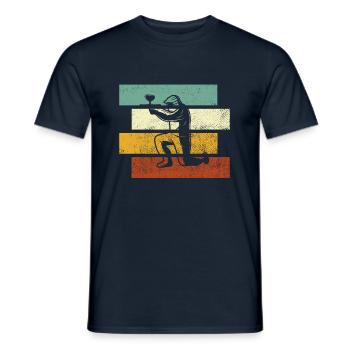 Paintball Rétro - T-shirt homme - marine - Devant - AI Model Male 178 light (178cm)