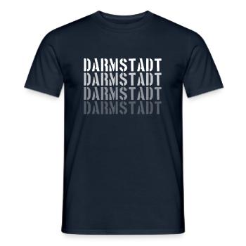 Darmstadt - Männer T-Shirt - Navy - Vorne - AI Model Male 178 light (178cm)