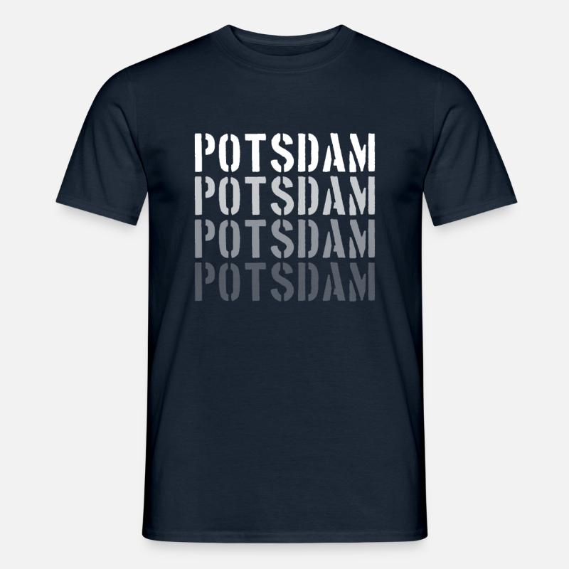 Potsdam - Männer T-Shirt - Navy