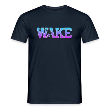 Wakeboarding - Männer T-Shirt - Navy - Vorne - AI Model Male 178 light (178cm)
