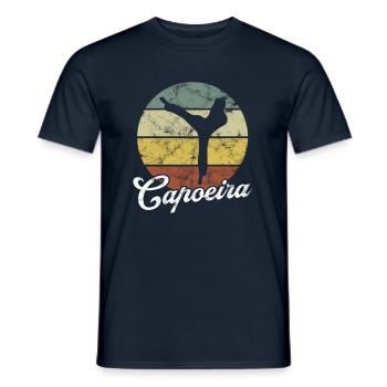 Capoeira - Men's T-Shirt - navy - Front - AI Model Male 178 light (178cm)