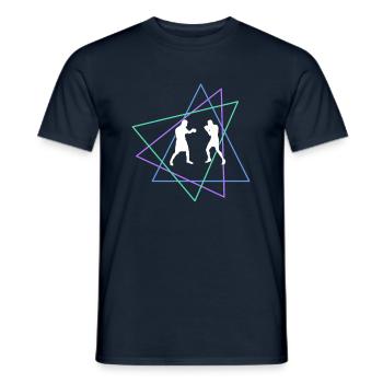Boxe - T-shirt homme - marine - Devant - AI Model Male 178 light (178cm)