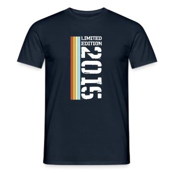 Edition Limitée Rétro 2015 - T-shirt homme - marine - Devant - AI Model Male 178 light (178cm)