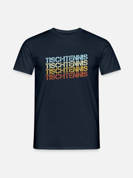 Tischtennis Retro - Männer T-Shirt - Navy