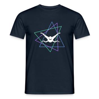 Nager - T-shirt homme - marine - Devant - AI Model Male 178 light (178cm)