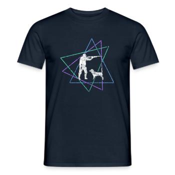 Cacciare - T-shirt uomo - navy - Fronte - AI Model Male 178 light (178cm)