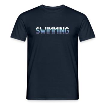 Nager - T-shirt homme - marine - Devant - AI Model Male 178 light (178cm)