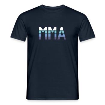 MMA - T-shirt homme - marine - Devant - AI Model Male 178 light (178cm)