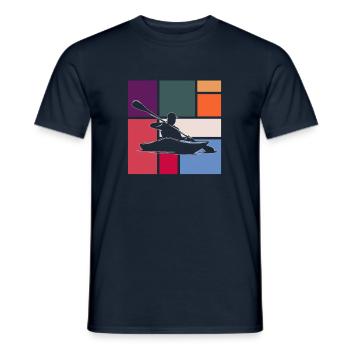 Canoa - Camiseta hombre - azul marino - delante - AI Model Male 178 light (178cm)
