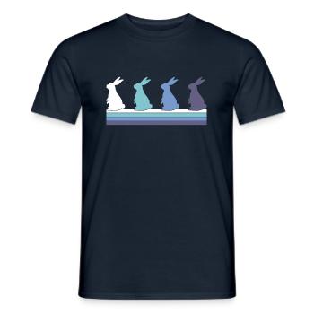 hare - Men's T-Shirt - navy - Front - AI Model Male 178 light (178cm)