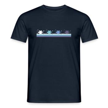 Percussion - T-shirt homme - marine - Devant - AI Model Male 178 light (178cm)