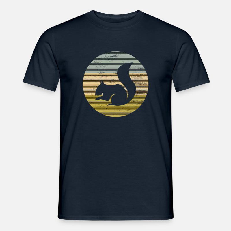 Eichhörnchen - Männer T-Shirt - Navy
