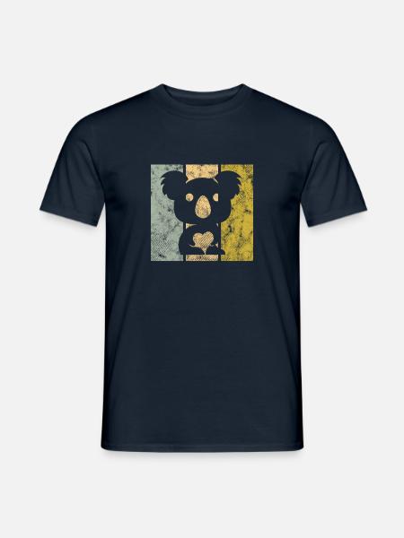 Koala - Männer T-Shirt - Navy