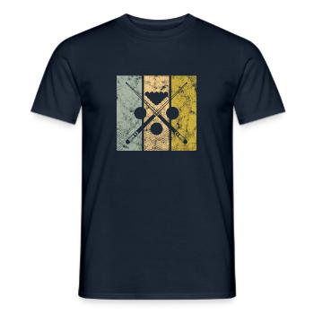Billiard - Männer T-Shirt - Navy - Vorne - AI Model Male 178 light (178cm)