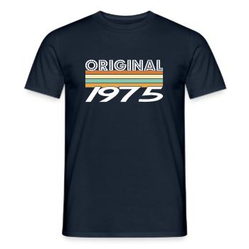 Original 1975 - T-shirt homme - marine - Devant - AI Model Male 178 light (178cm)