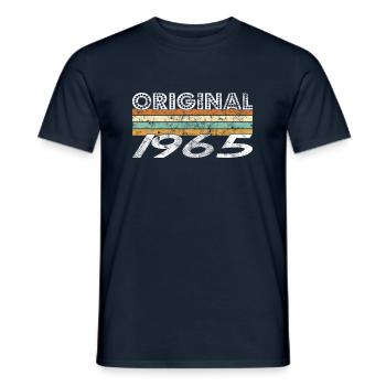 Original 1965 - T-shirt homme - marine - Devant - AI Model Male 178 light (178cm)