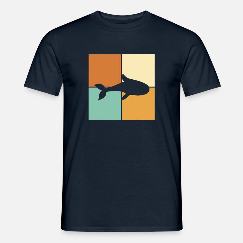 Fisch - Männer T-Shirt - Navy