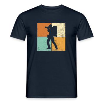 Photography - Men's T-Shirt - navy - Front - AI Model Male 178 light (178cm)