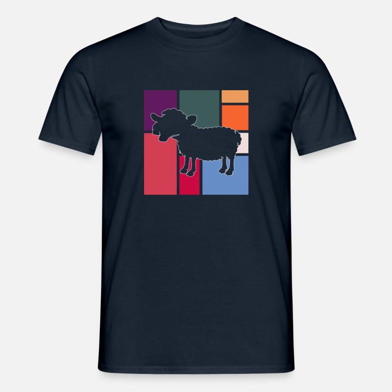 Schaf - Männer T-Shirt - Navy