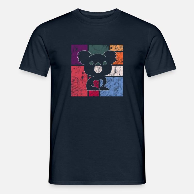 Koala - Männer T-Shirt - Navy