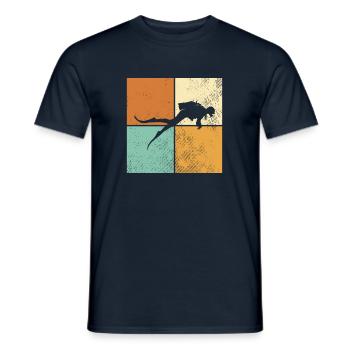 Plonger - T-shirt homme - marine - Devant - AI Model Male 178 light (178cm)