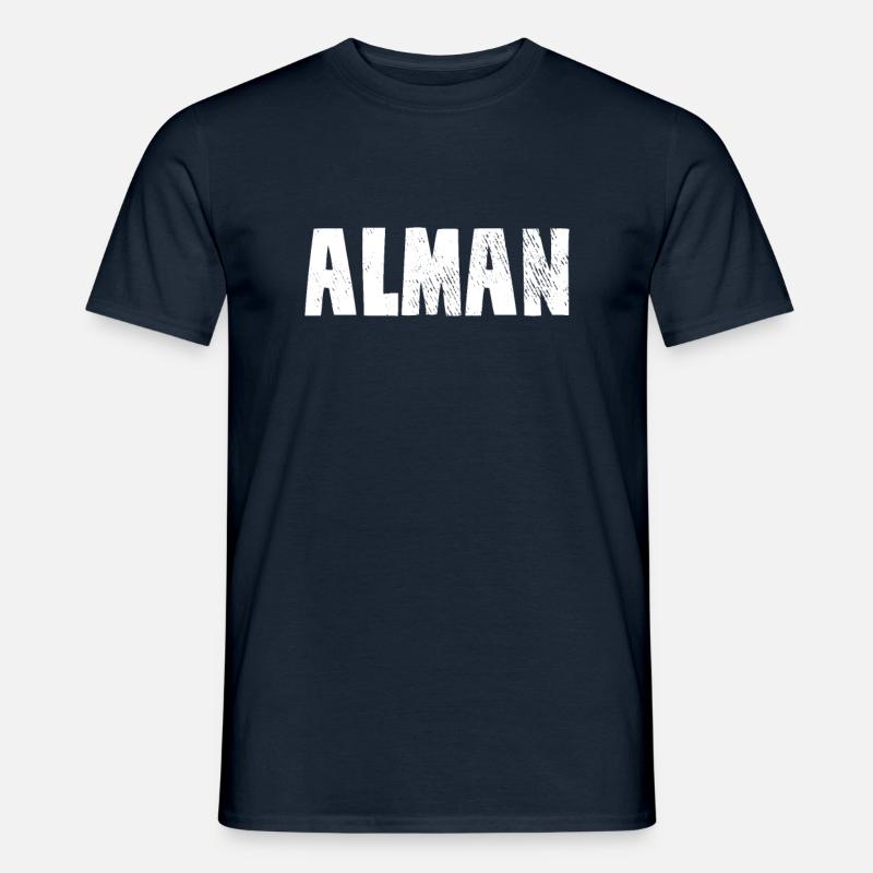 Deutscher Alman meme - Männer T-Shirt - Navy