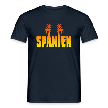 Spanien Urlaub - Männer T-Shirt - Navy - Vorne - AI Model Male 178 light (178cm)