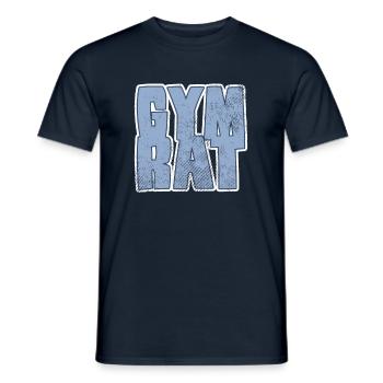gym rat - Männer T-Shirt - Navy - Vorne - AI Model Male 178 light (178cm)
