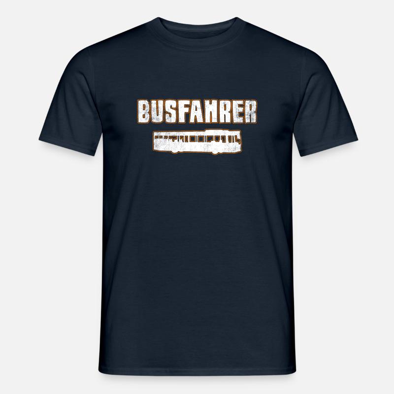 Busfahrer - Männer T-Shirt - Navy