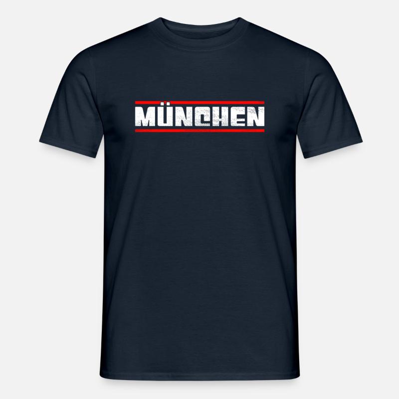 München - Männer T-Shirt - Navy