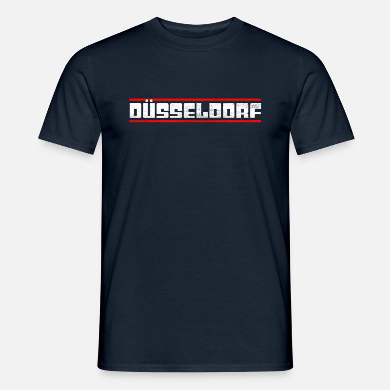 Düsseldorf - Männer T-Shirt - Navy