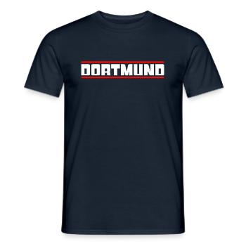 Dortmund - Men's T-Shirt - navy - Front - AI Model Male 178 light (178cm)