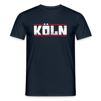 Cologne - T-shirt homme - marine - Devant - AI Model Male 178 light (178cm)