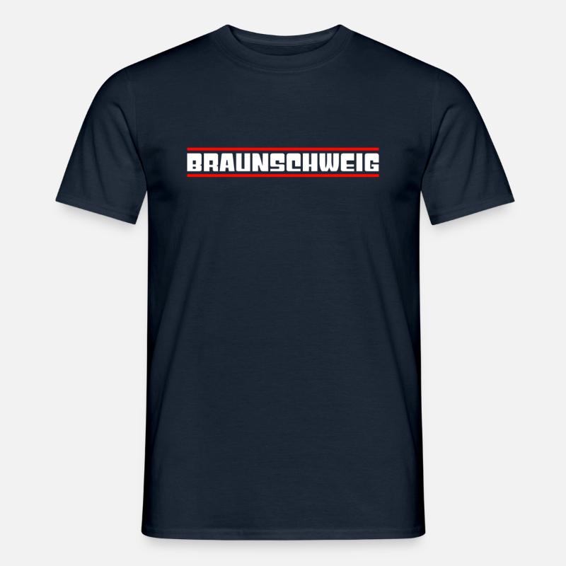 Braunschweig - Männer T-Shirt - Navy