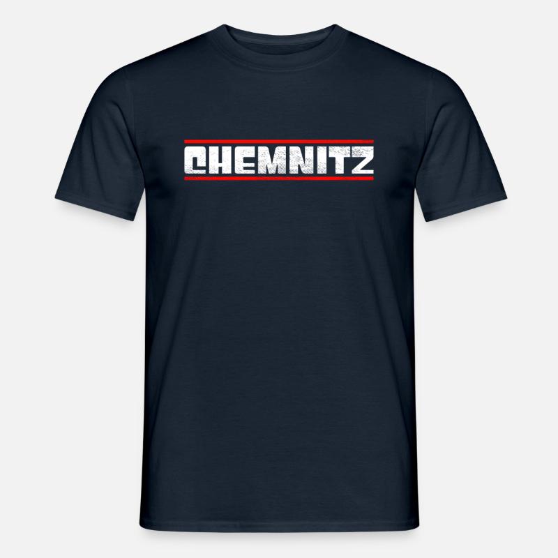 Chemnitz - Männer T-Shirt - Navy