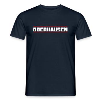 Oberhausen - Männer T-Shirt - Navy - Vorne - AI Model Male 178 light (178cm)