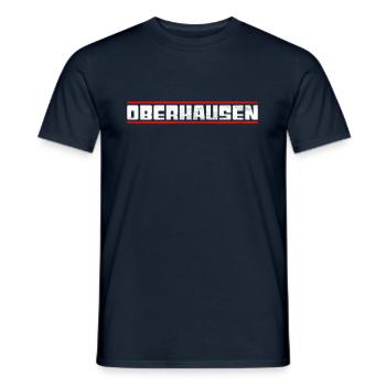 Oberhausen - Männer T-Shirt - Navy - Vorne - AI Model Male 178 light (178cm)
