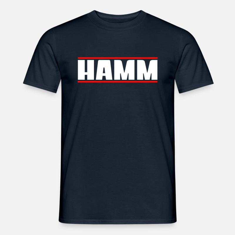 Hamm - Männer T-Shirt - Navy
