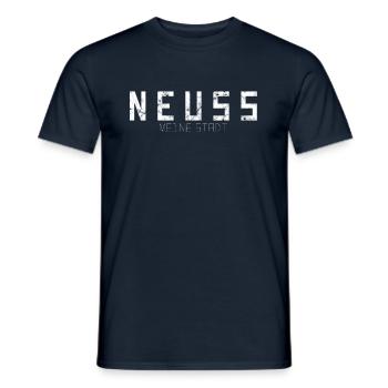 Neuss Ma ville - T-shirt homme - marine - Devant - AI Model Male 178 light (178cm)