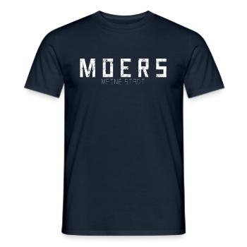 Moers My city - Men's T-Shirt - navy - Front - AI Model Male 178 light (178cm)