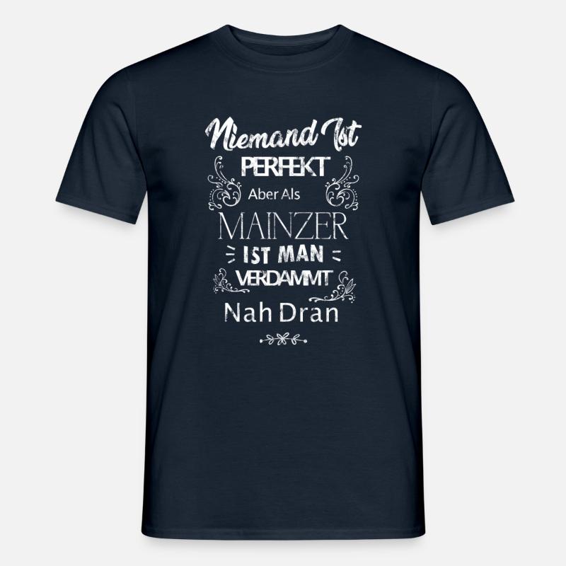 Mainz Mainzer Spruch - Männer T-Shirt - Navy