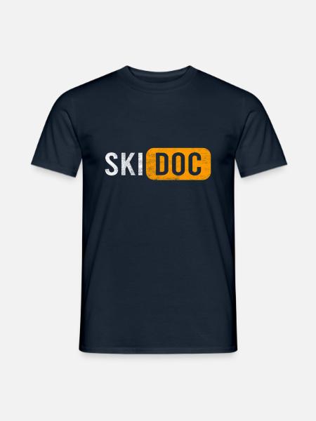 Ski Doc Wintersport - Männer T-Shirt - Navy