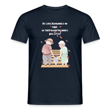 Grandparents Day T-Shirt - Männer T-Shirt - Navy - Vorne - AI Model Male 178 light (178cm)