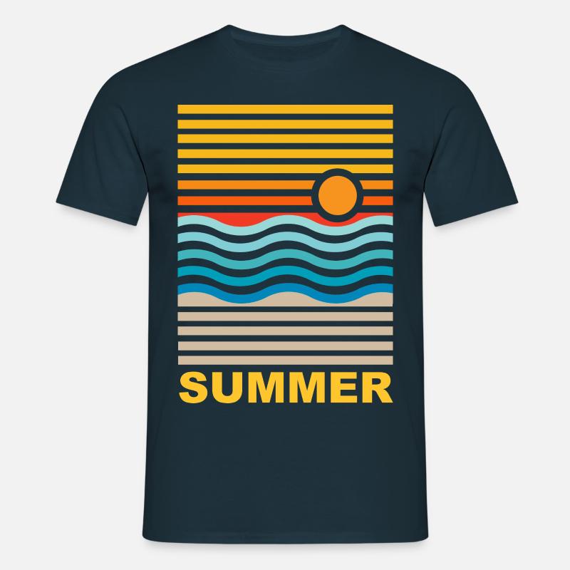 summer - Men's T-Shirt - navy