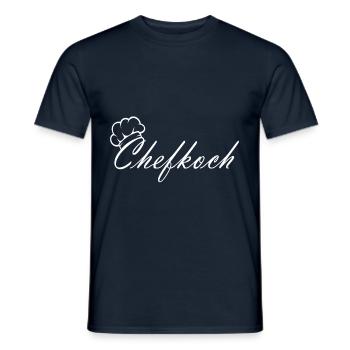 Chefkoch - Männer T-Shirt - Navy - Vorne - AI Model Male 178 light (178cm)