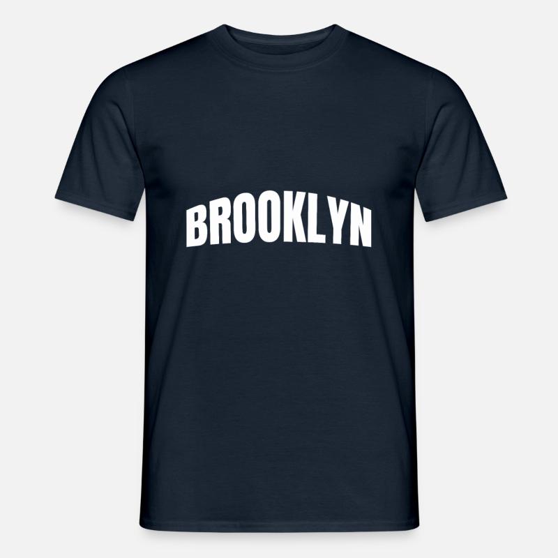 Brooklyn - Männer T-Shirt - Navy