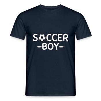 Football Garçon - T-shirt homme - marine - Devant - AI Model Male 178 light (178cm)