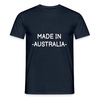 Australien - Männer T-Shirt - Navy - Vorne - AI Model Male 178 light (178cm)