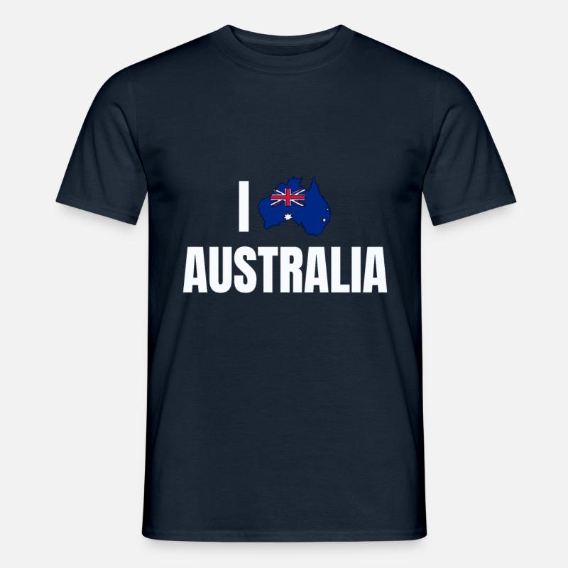 Australien - Männer T-Shirt - Navy