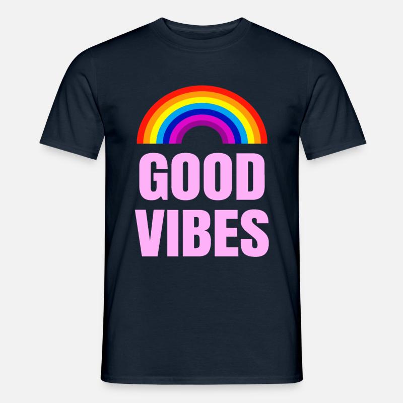 Good Vibes - Männer T-Shirt - Navy